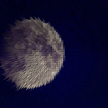 Artwork thumbnail, Exploding moon by Thistle & Rue