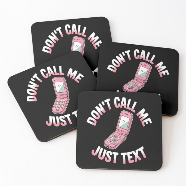 Item preview, Flip Phone Don't Call Me Just Text Introvert Nostalgia designed and sold by mandiana.