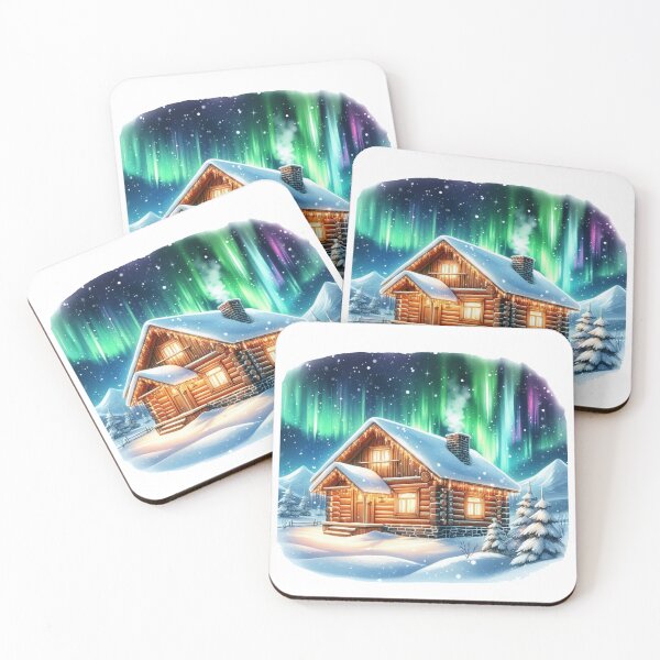 Item preview, Northen Lights Cottage designed and sold by Signal and Ink.