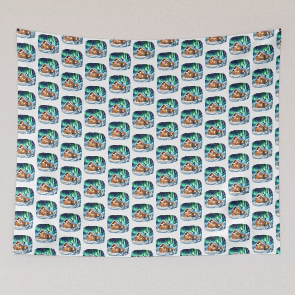 Item preview, Northen Lights Cottage designed and sold by Signal and Ink.
