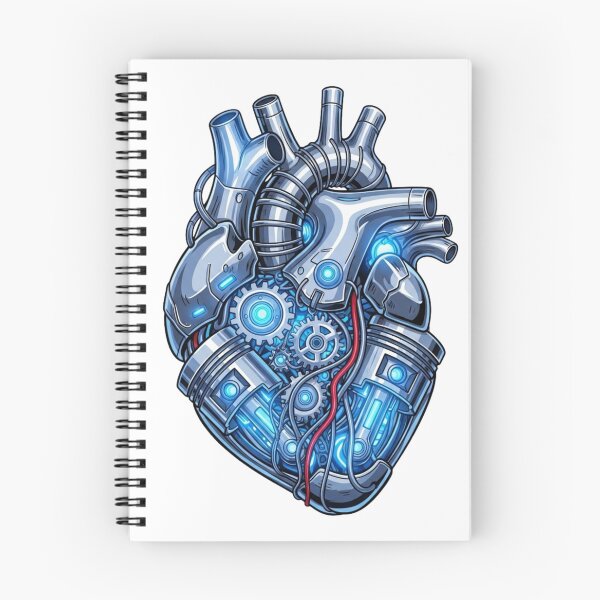 Item preview, Mecha Heart Core - Futuristic Robotic Graphic Tee designed and sold by ionutpopa.