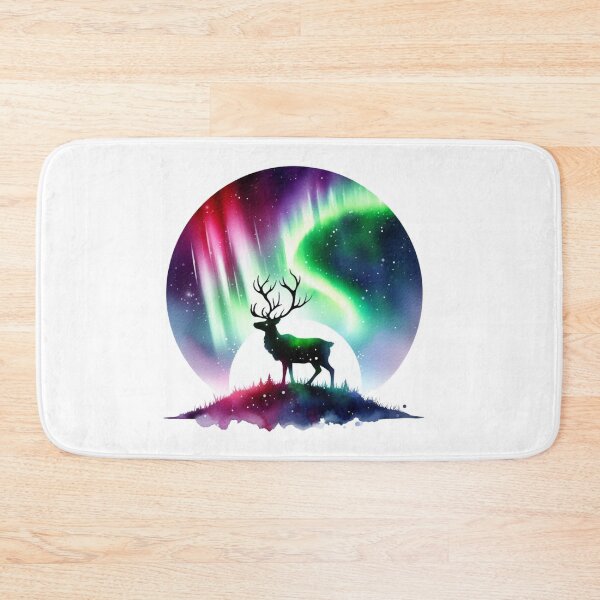 Item preview, Northen Lights Deer designed and sold by Signal and Ink.