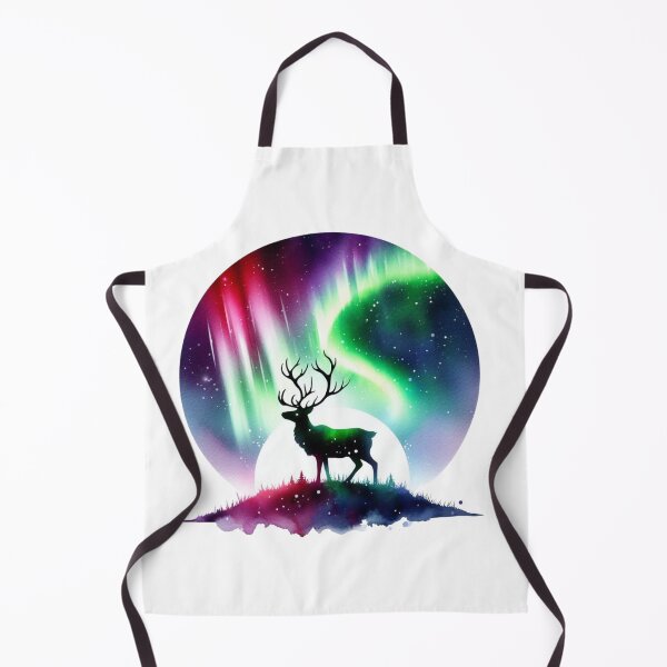 Item preview, Northen Lights Deer designed and sold by Signal and Ink.
