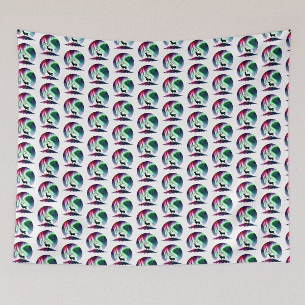 Item preview, Northen Lights Deer designed and sold by Signal and Ink.