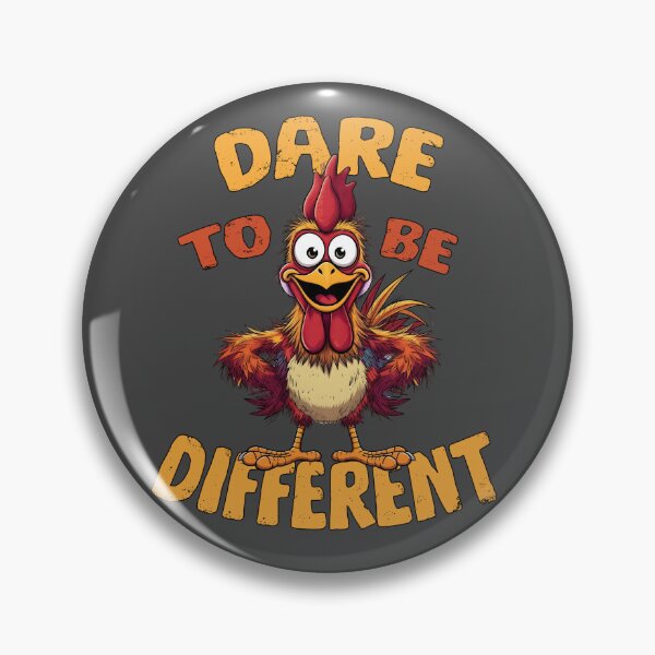 Item preview, Dare To Be Different Funny Crazy Rooster Chicken designed and sold by Mr Lee.