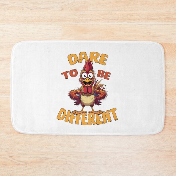 Item preview, Dare To Be Different Funny Crazy Rooster Chicken designed and sold by Mr Lee.