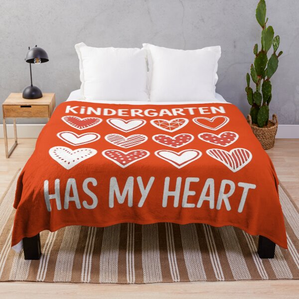 Item preview, Kindergarten Has My Heart Valentine Teacher Student Red Heart Tee designed and sold by ZyxDes.