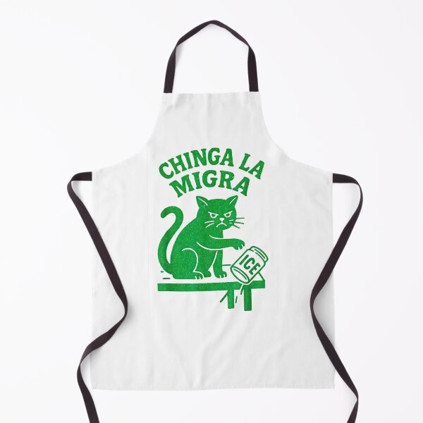 Item preview, Chinga La Migra Pro Immigration Human Rights Abolish Ice Cat designed and sold by NinigFox.