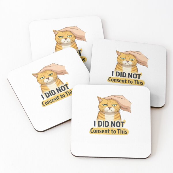 Item preview, Funny Grumpy Cat - I Did Not Consent To This designed and sold by HaciPrint.