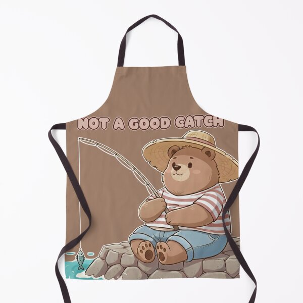 Item preview, Kawaii Fishing Bear: Not a Good Catch designed and sold by NMF-HUB.