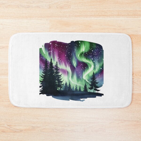 Item preview, Northen Lights Forest designed and sold by Signal and Ink.