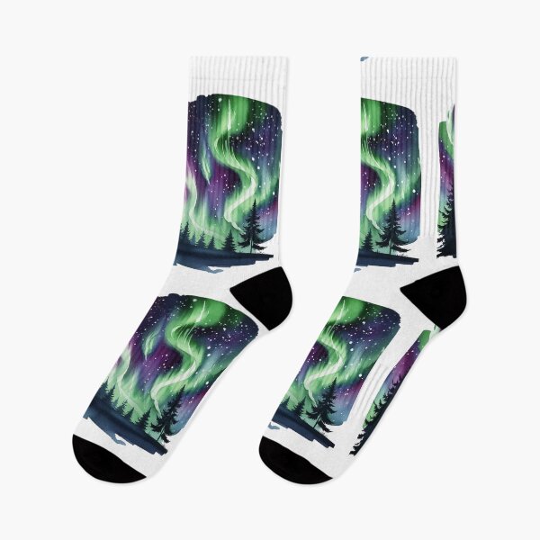 Item preview, Northen Lights Forest designed and sold by Signal and Ink.