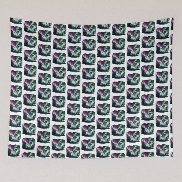 Item preview, Northen Lights Forest designed and sold by Signal and Ink.