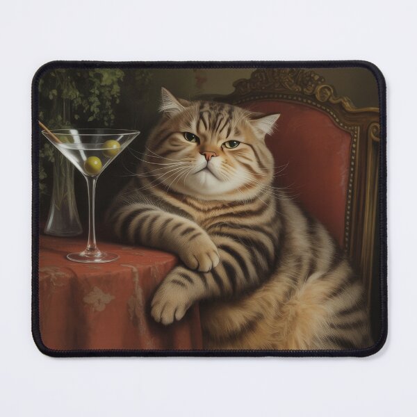 Item preview, FUNNY FAT CAT & DIRTY MARTINI designed and sold by VictorMassacre.
