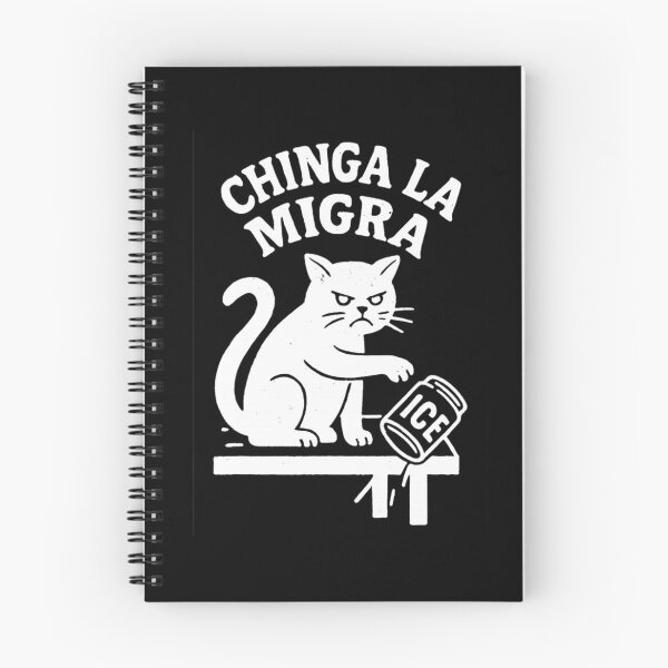 Item preview, Chinga La Migra Pro Immigration Human Rights Abolish Ice Cat designed and sold by NinigFox.