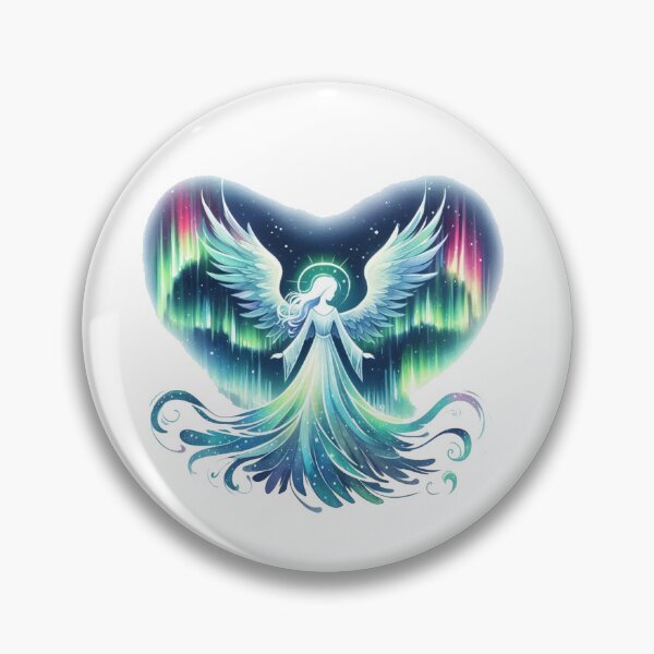 Item preview, Northen Lights Angel designed and sold by Signal and Ink.