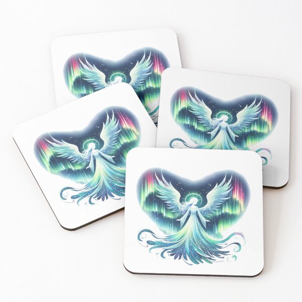 Item preview, Northen Lights Angel designed and sold by Signal and Ink.