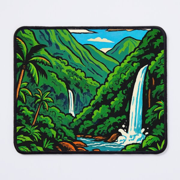 Item preview, Dominica landscape | Comics stylCartoone - designed and sold by ComicsFactory.