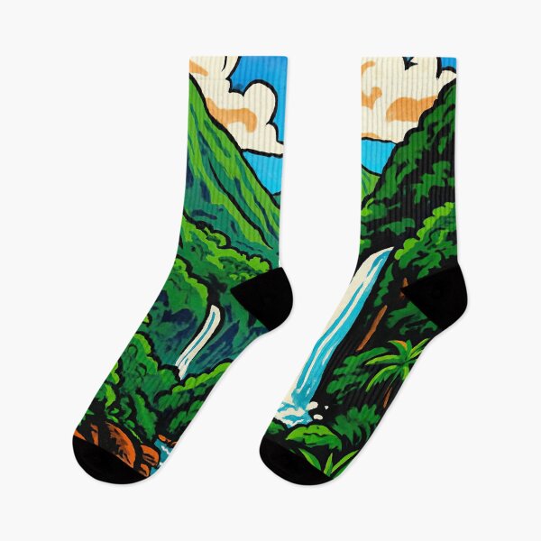 Item preview, Dominica landscape | Comics stylCartoone -  designed and sold by ComicsFactory.