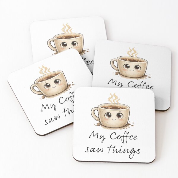 Artikelvorschau, Mein Kaffee sah Dinge – Lustiges Kaffee-Humor-T-Shirt, Homeoffice-T-Shirt entworfen und verkauft von tonyhopeirl.
