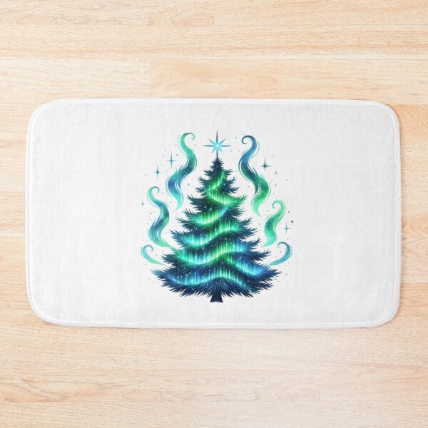 Item preview, Northen Lights Pine Tree designed and sold by Signal and Ink.