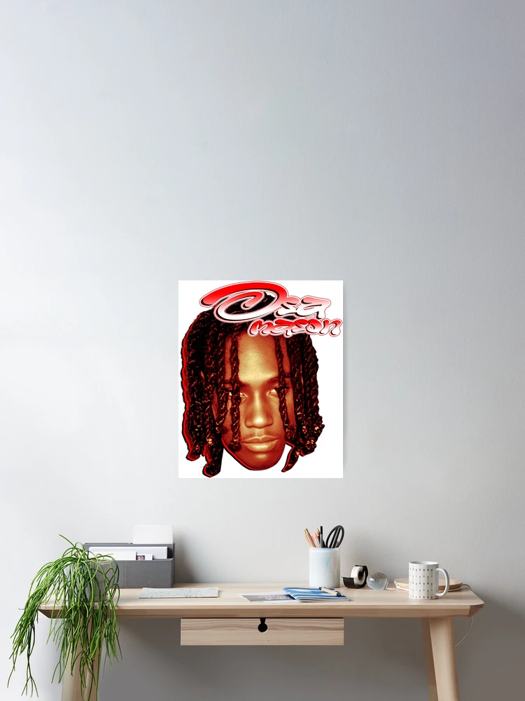 Thumbnail 2 of 3, Poster, Head Rapper Red Drop Shadow designed and sold by ShadeFall.