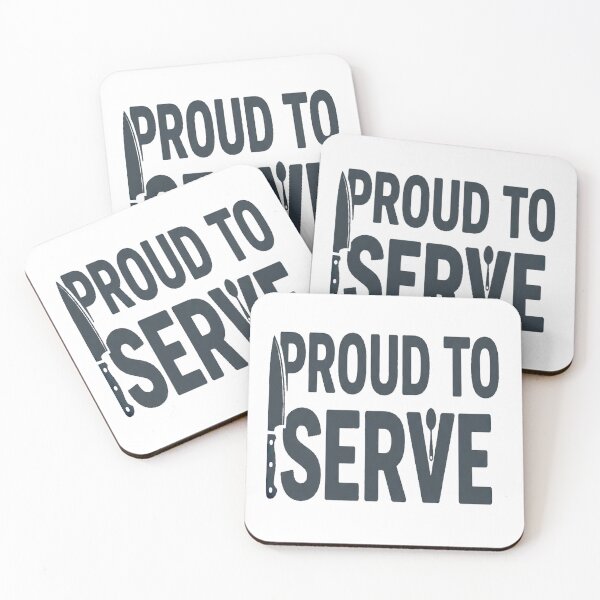 Item preview, Proud to Serve Chef | Culinary Pride Apparel designed and sold by mbmstores.