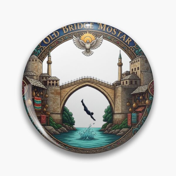 Item preview, OLD BRIDGE MOSTAR designed and sold by likbatonboot.
