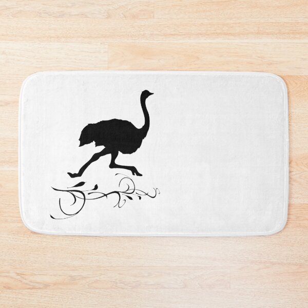 Item preview, Running Ostrich – Minimal Logo designed and sold by Dotadoari.