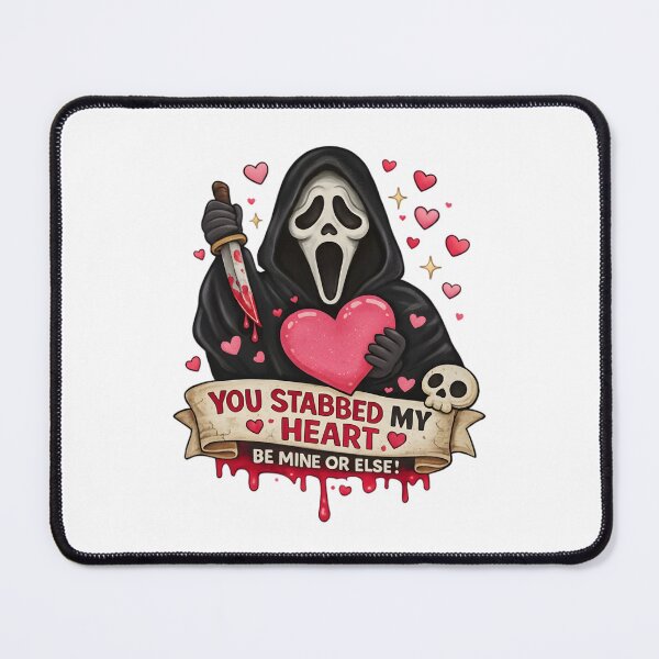 Item preview, You Stabbed My Heart Ghostface Valentine designed and sold by Creative Spark.