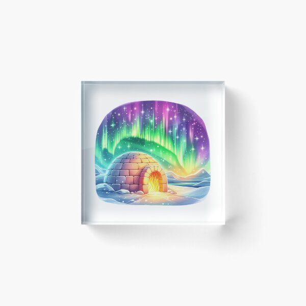 Item preview, Northen Lights Igloo designed and sold by Signal and Ink.