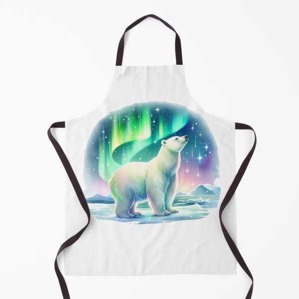 Item preview, Northen Lights Polar Bear designed and sold by Signal and Ink.