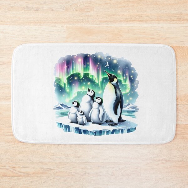Item preview, Northen Lights Penguins designed and sold by Signal and Ink.