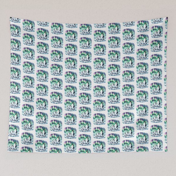 Item preview, Northen Lights Penguins designed and sold by Signal and Ink.