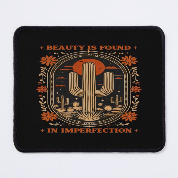 Item preview, "Beauty in Imperfection – Bold Desert Cactus Art with Floral Frame & Sunset for Nature Lovers" designed and sold by Bright Nest Studio.