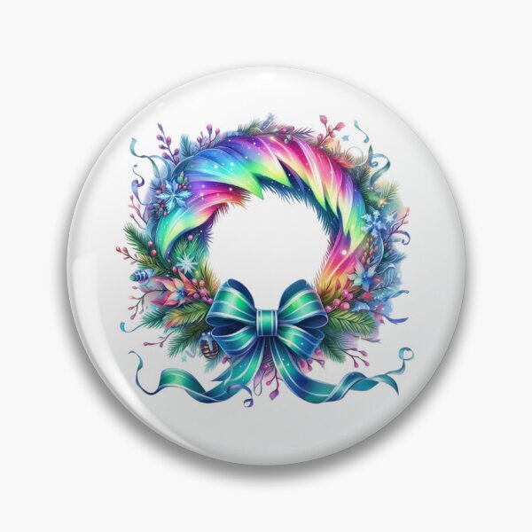 Item preview, Northen Lights Wreath designed and sold by Signal and Ink.