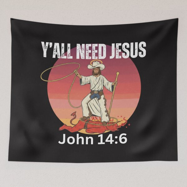 Item preview, Y'ALL NEED JESUS | JOHN 14:6 designed and sold by UnboundFull.