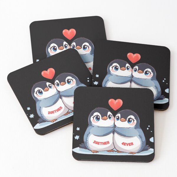 Item preview, Funny animal.Colorful penguins, full of love at the Valentine Day who want to be forever. designed and sold by Mosogoloso.