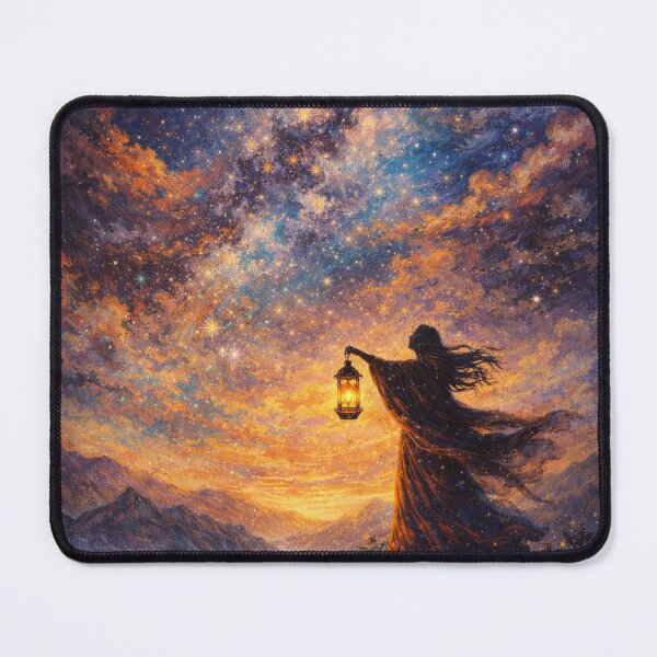 Item preview, Dreamlike Wanderer at Sunset designed and sold by Artistmonkey345.