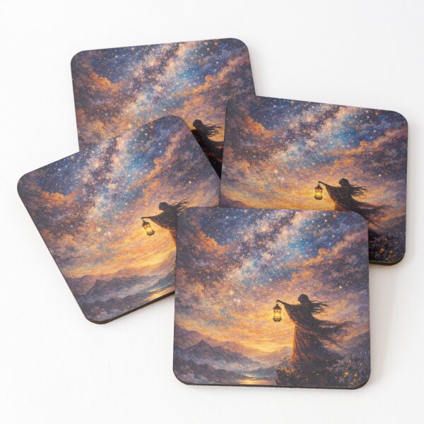 Item preview, Dreamlike Wanderer at Sunset designed and sold by Artistmonkey345.