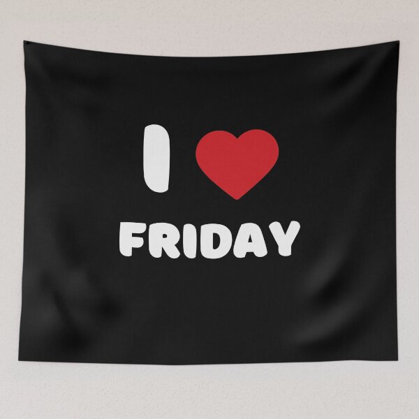 Item preview, I Love Friday designed and sold by Itsheartshop.