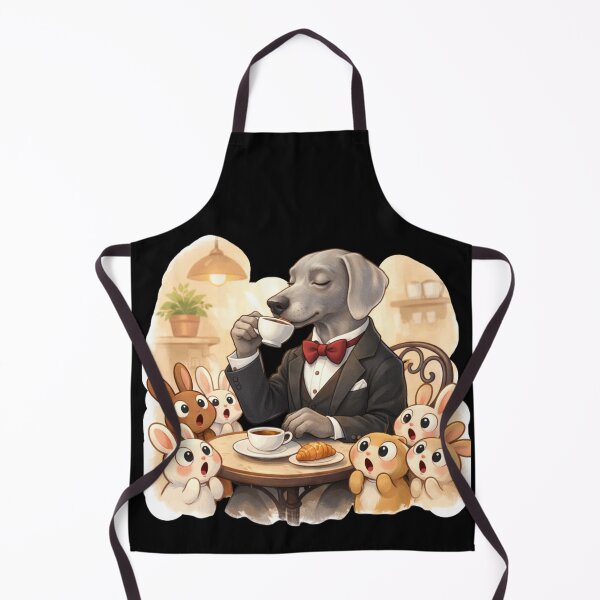 Item preview, Weimaraner dog - coffee lover designed and sold by DamioPolArt.