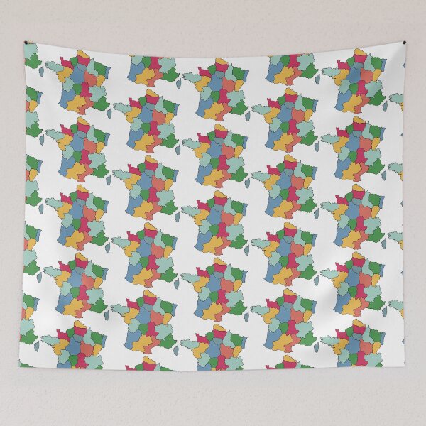 Item preview, France Map Mug — Abstract Colourful Art designed and sold by iampaulmorris.