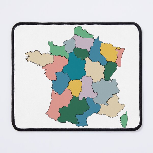 Item preview, France Map Sticker — Abstract Colourful Art designed and sold by iampaulmorris.