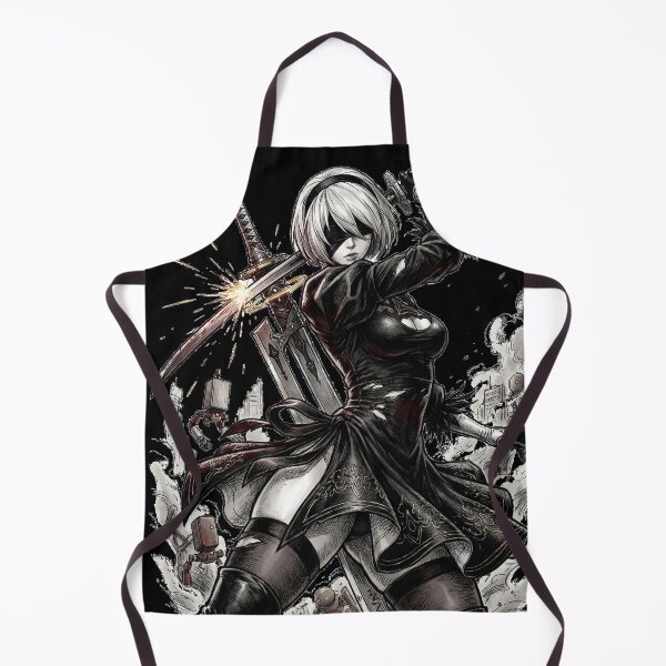 Item preview, Nier Automata 2B Design T-Shirt | YoRHa No.2 Type B Classic Black Dress designed and sold by Senpaiwaves.