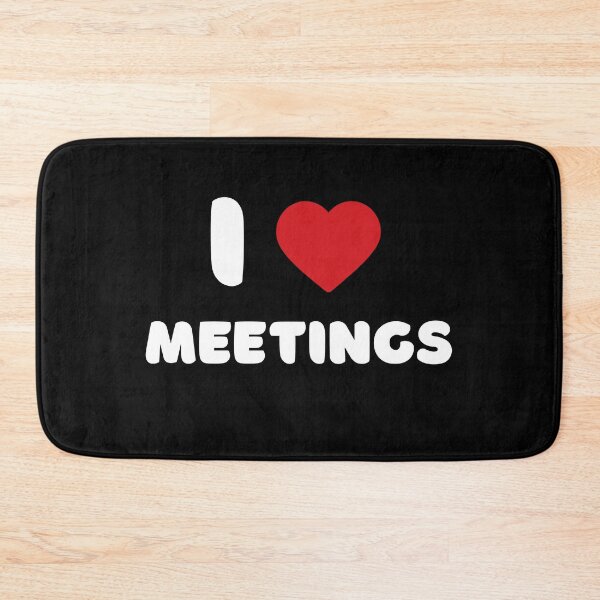 Artikelvorschau, Ich liebe Meetings entworfen und verkauft von Itsheartshop.