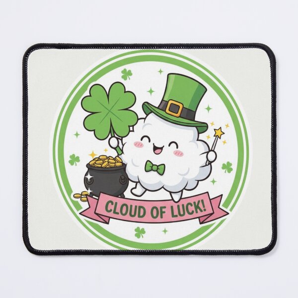 Item preview, Cute Kawaii Cloud Leprechaun St Patricks Day Gift 2026 designed and sold by arup7980.