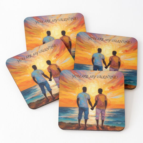 Item preview, Male love at sunset designed and sold by Photopat.