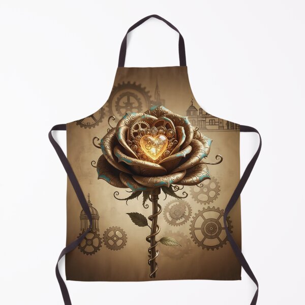 Item preview, Mechanical Rose Bloom: Gears, Rivets & Steam designed and sold by Marcu Ioachim.