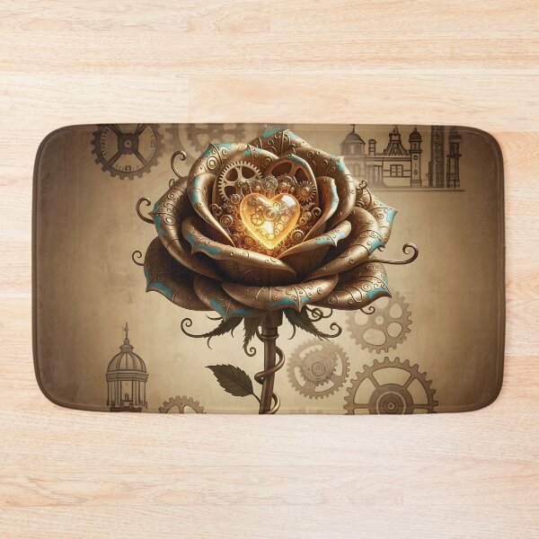 Item preview, Mechanical Rose Bloom: Gears, Rivets & Steam designed and sold by Marcu Ioachim.